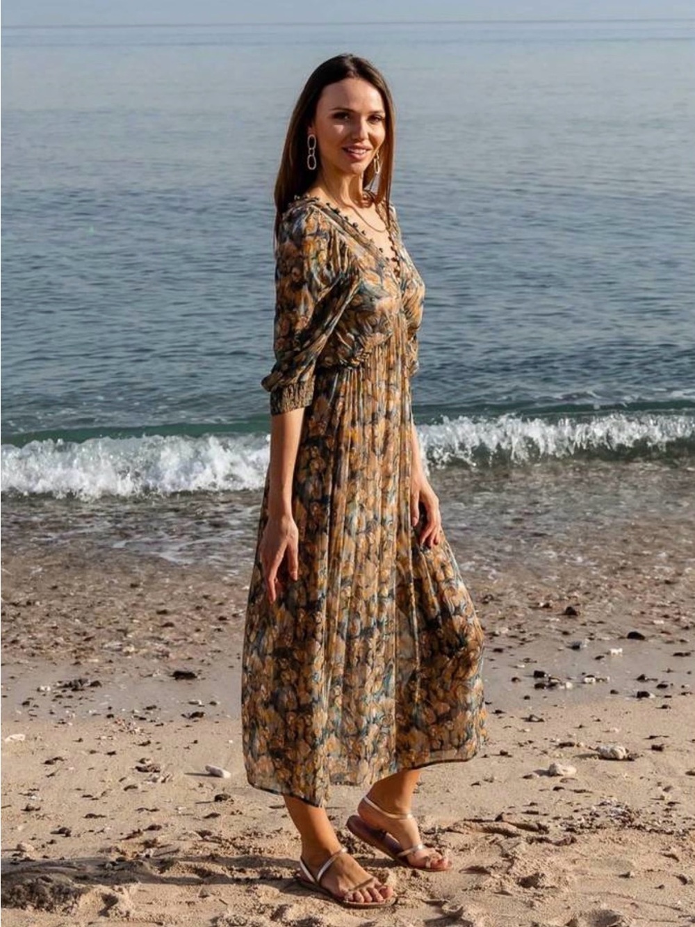 NEW SCARLETT POPPIES icon dress in harvest yellow